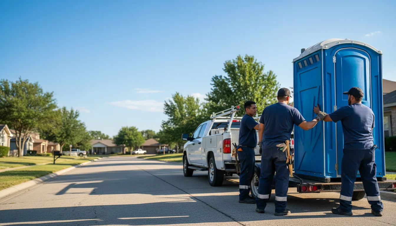 Portable Toilet Rental in Poolville, TX near me